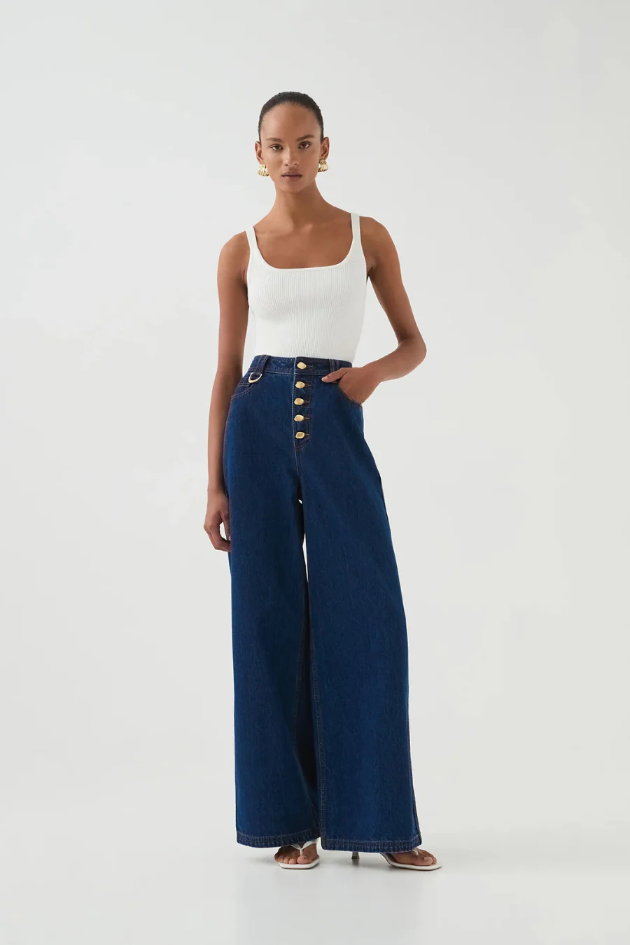 Carmen Denim Jeans Washed Indigo