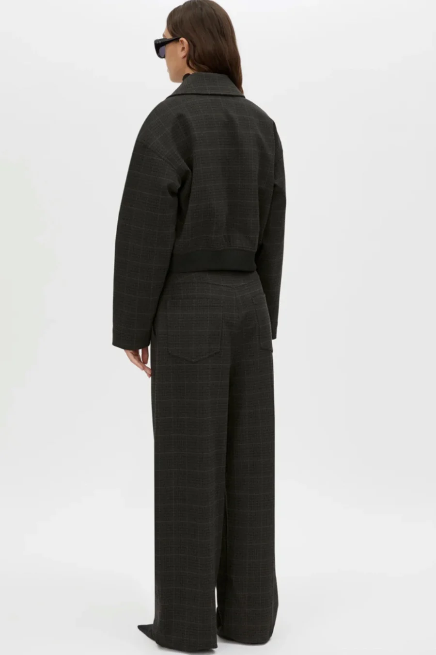 Casio Cropped Bomber Charcoal - Image 2
