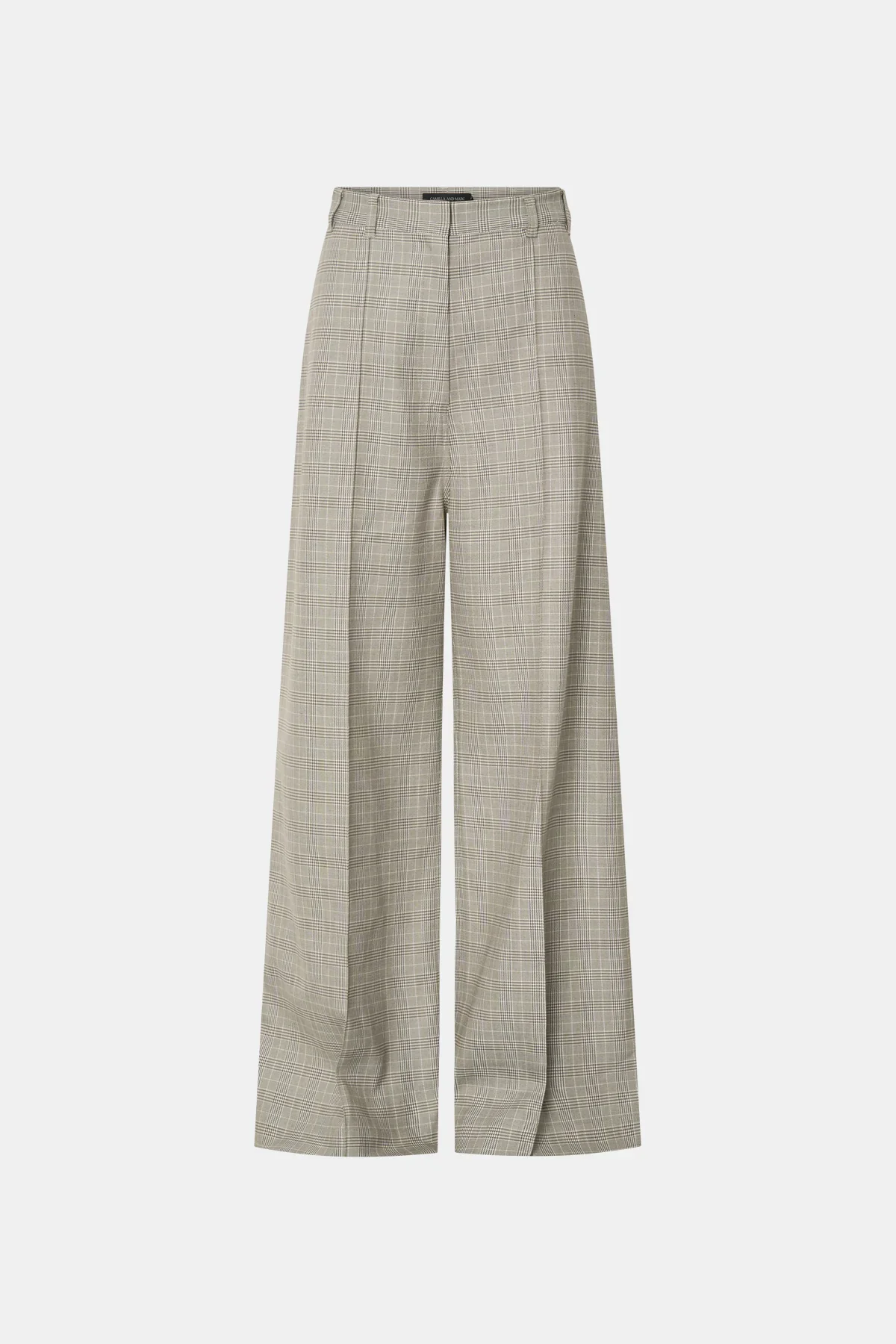 Cassa Check Pant Taupe Check - Image 5