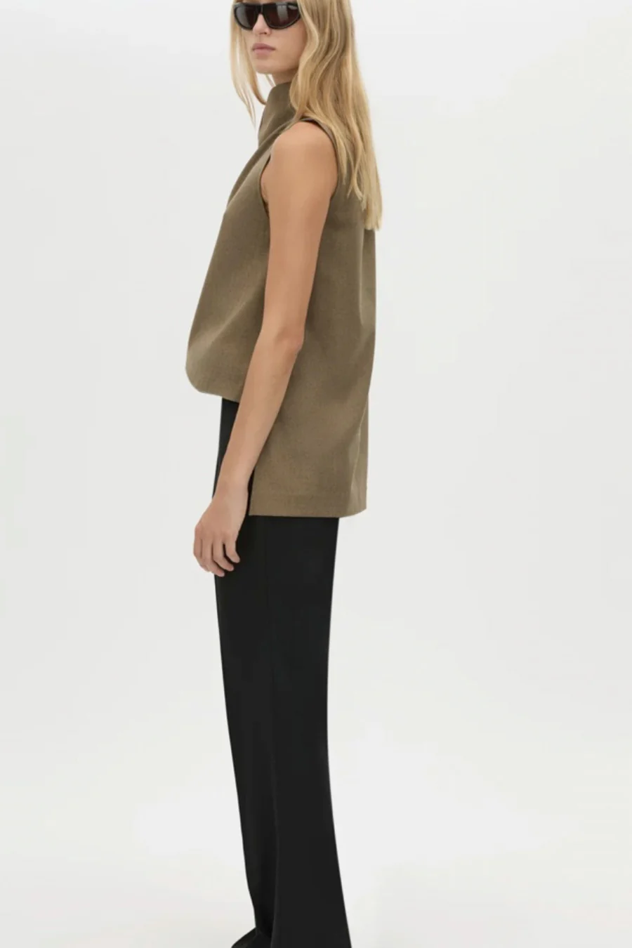 Cassie Slim Pant Black - Image 4