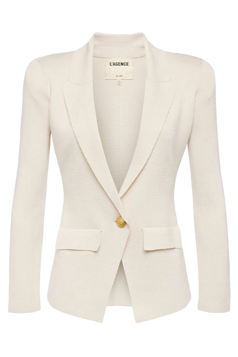 Chamberlain Knit Blazer Ivory/ Gold - Image 5
