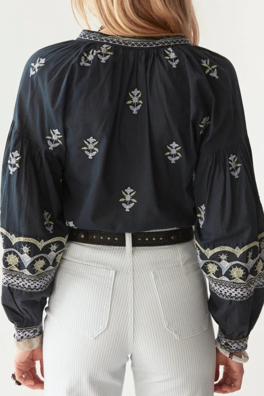 Chandra Blouse Midnight Wash - Image 2