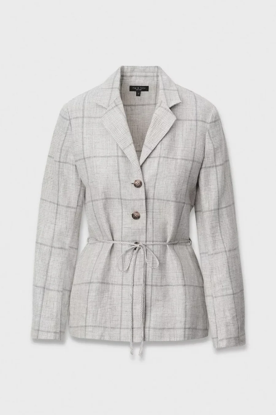 Chappell Plaid Blazer White Multi - Image 4