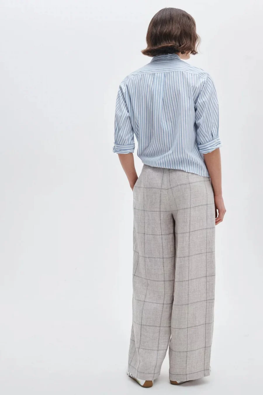 Chappell Plaid Pant White Multi - Image 2