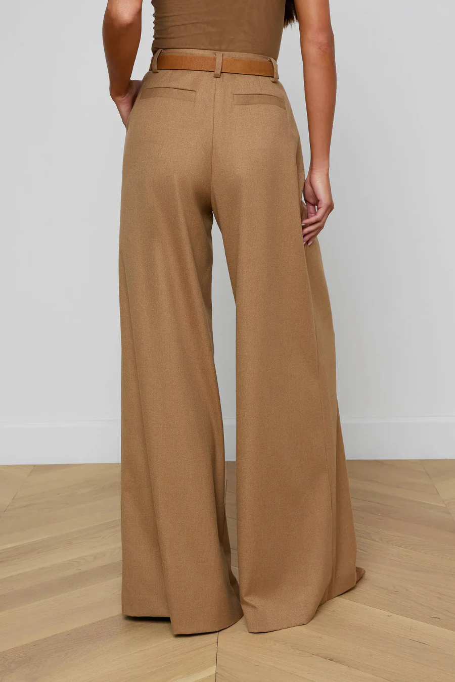 Chelsy Wide Leg Pant Dark Macchiato - Image 4