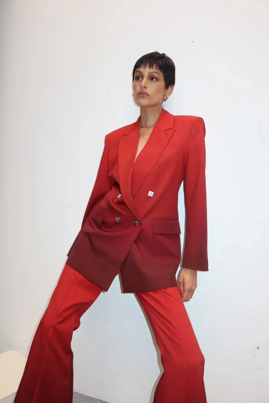 Cherry Night Oversized Blazer - Image 2