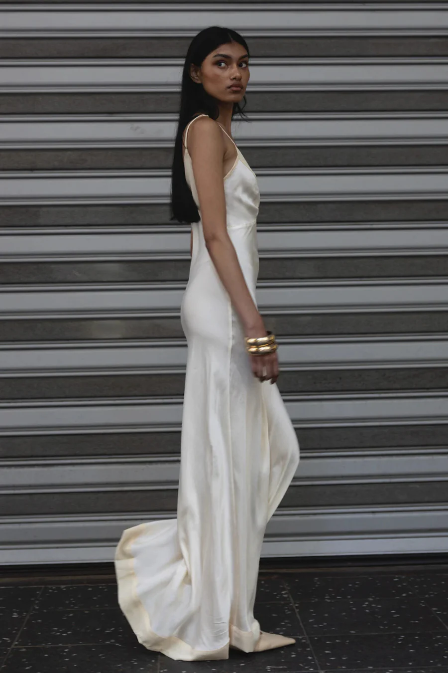 Cheval Blanc Silk Dress Champagne - Image 2