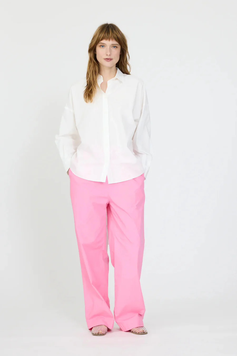 Chiara Backless Shirt White - Image 3
