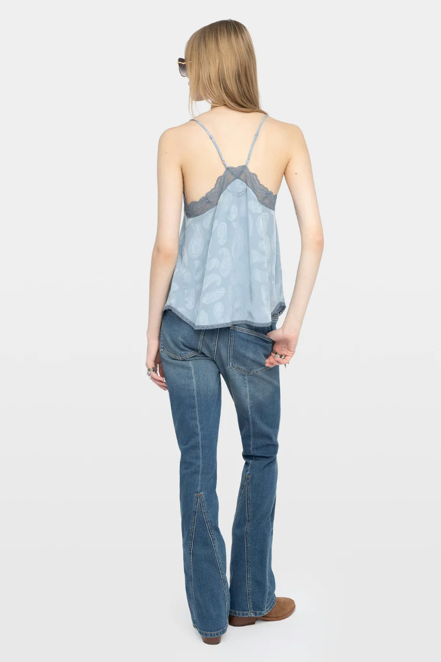 Christy Paisley Camisole Sky - Image 2