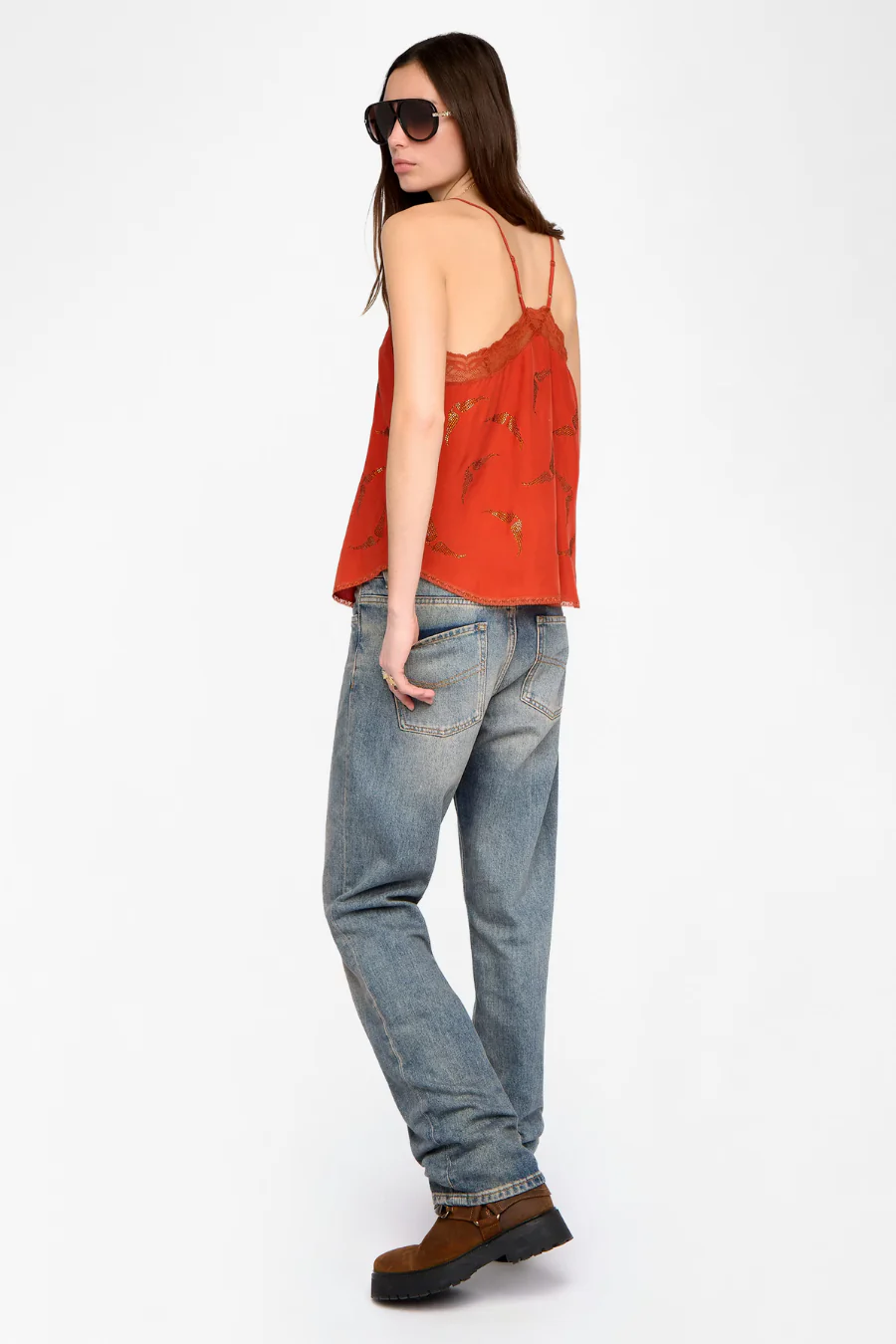 Christy Silk Camisole Spice - Image 2