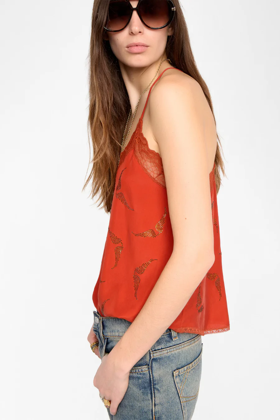 Christy Silk Camisole Spice - Image 3