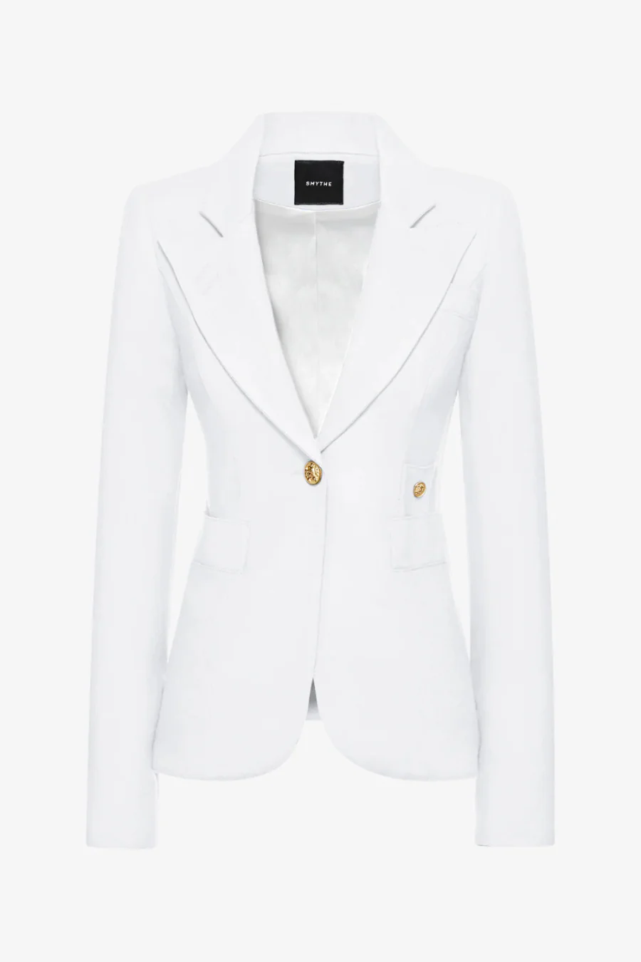 Linen Duchess Blazer White - Image 4
