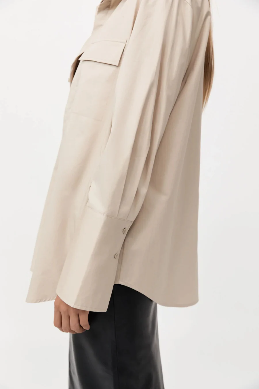 Classic Utility Shirt Champagne - Image 3