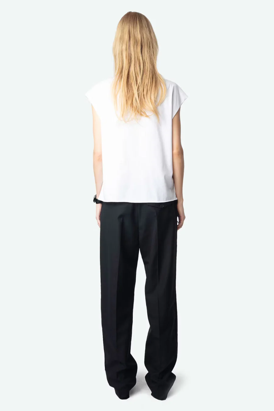 Cloe Guitar Tank Top White - Image 2