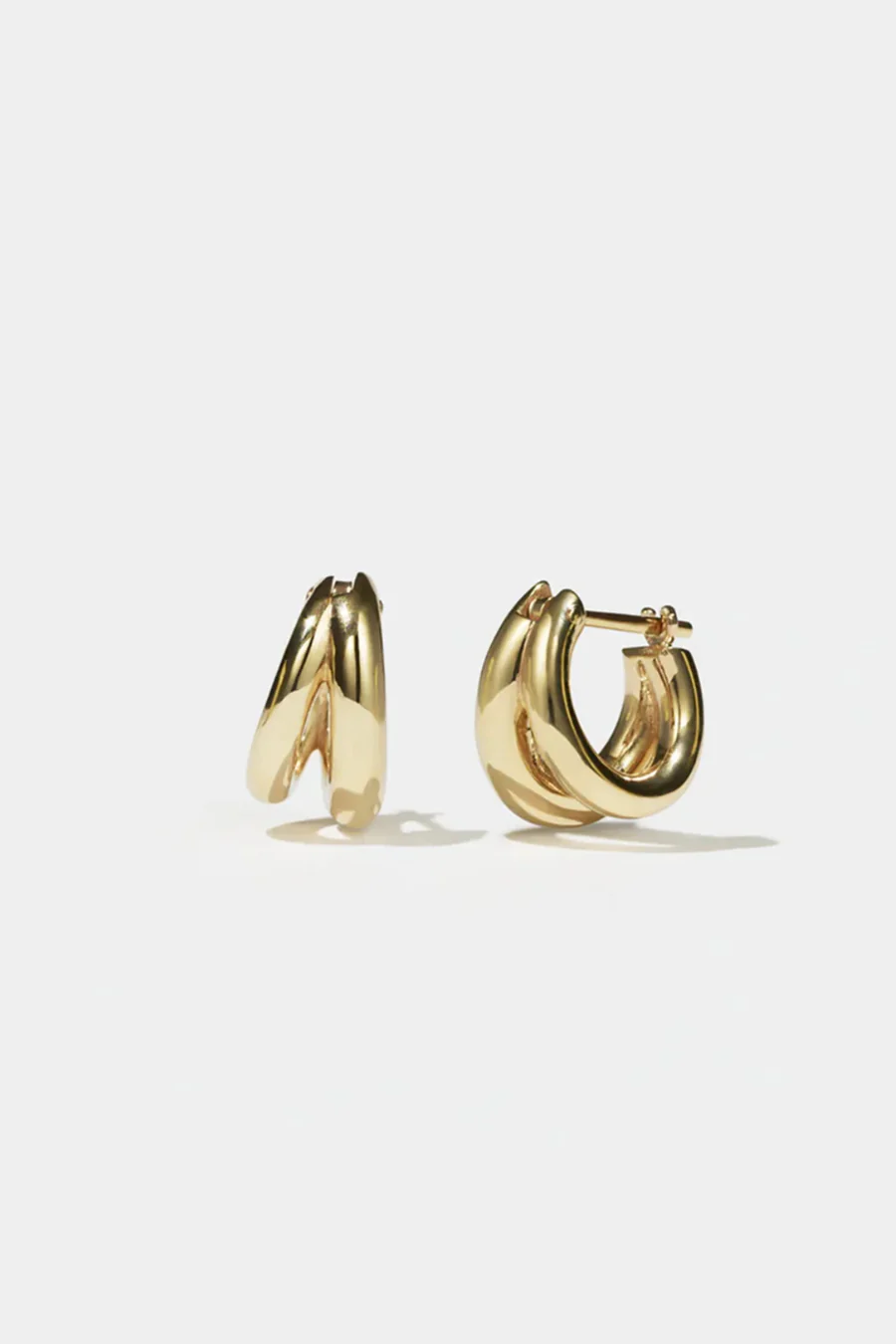 Coco Hoops Small Gold Plated