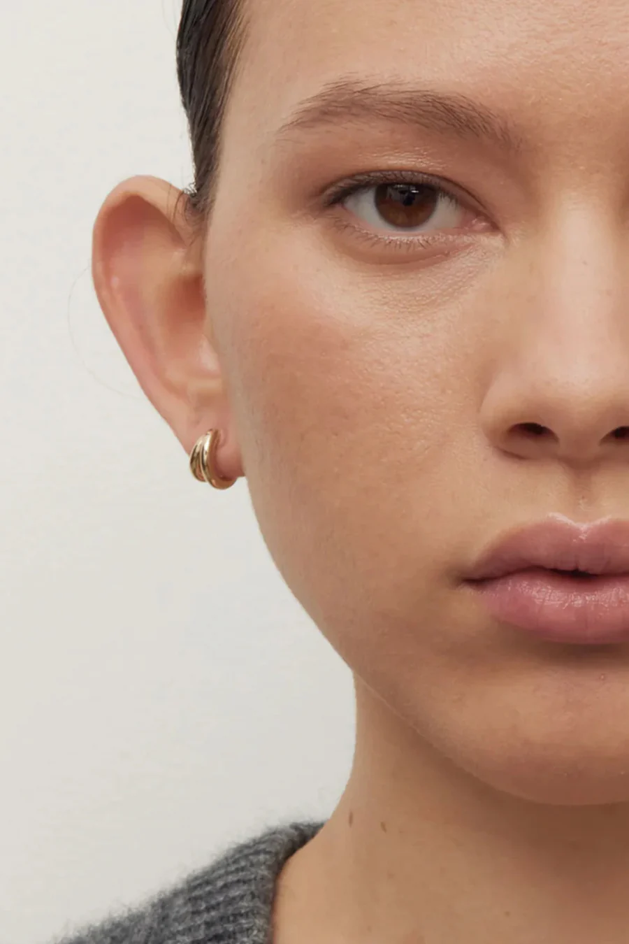 Coco Hoops Small Gold Plated - Image 2