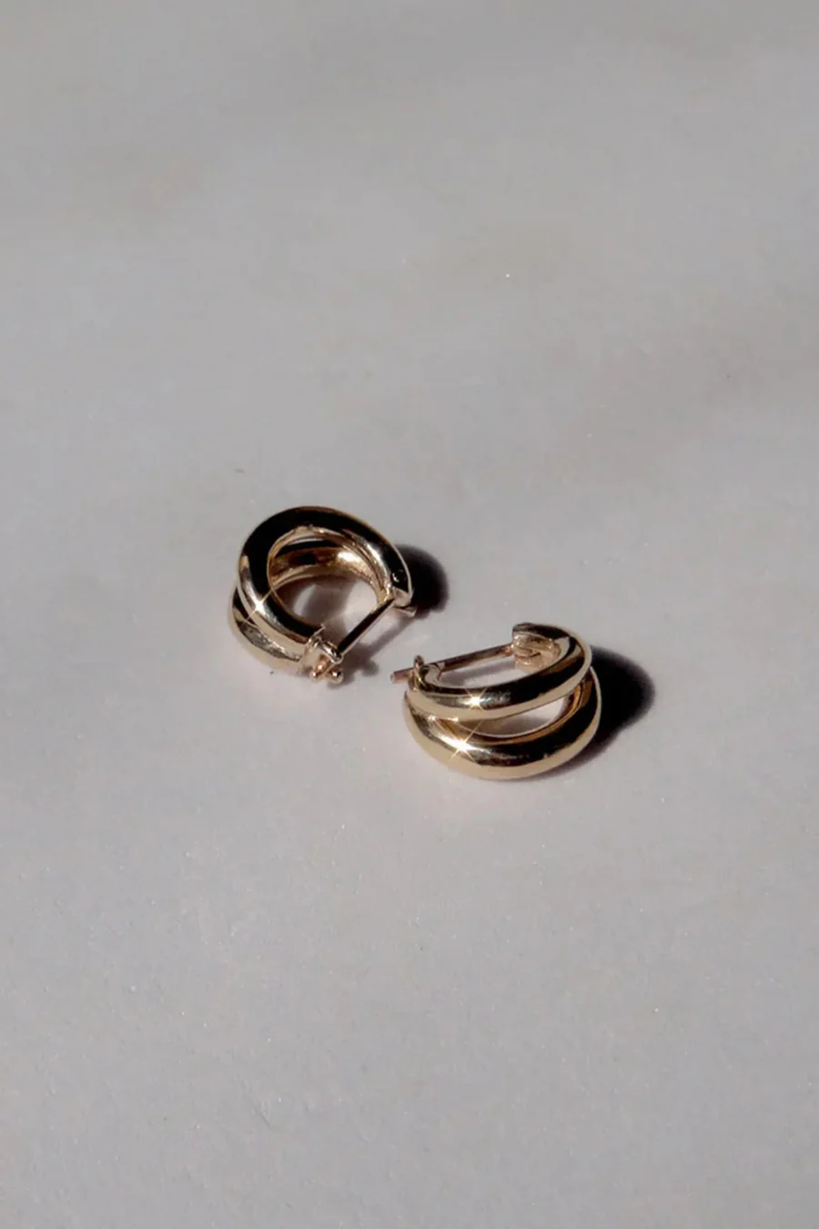 Coco Hoops Small Gold Plated - Image 3