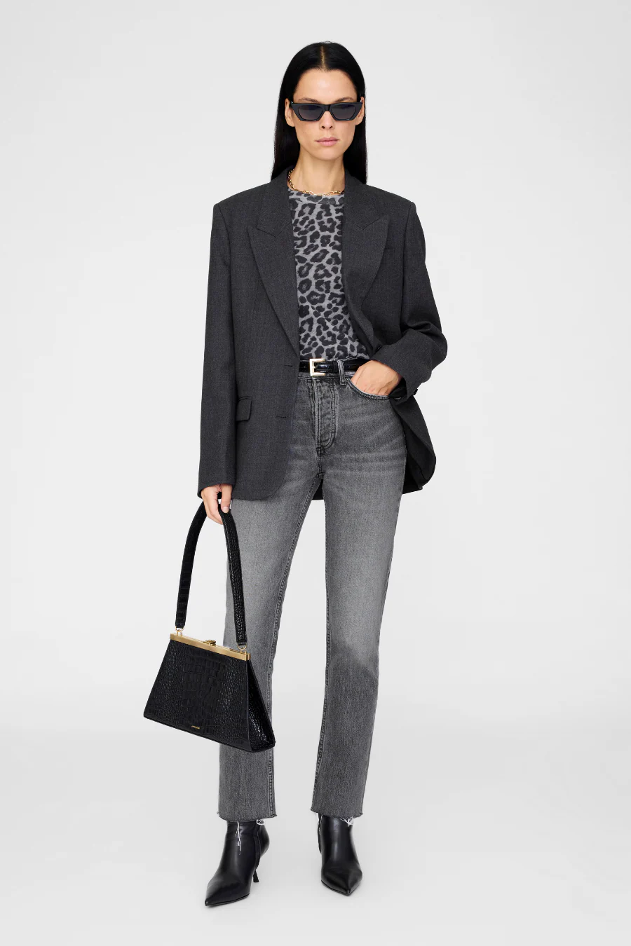 Cohen Tee Grey Leopard - Image 3