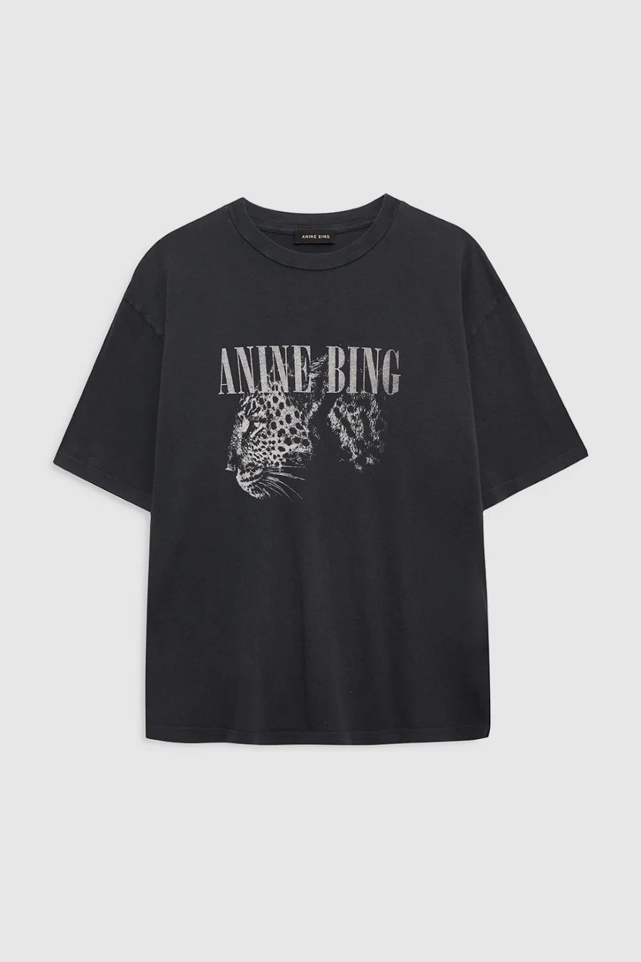 Cohen Tee Leopard Washed Black - Image 4