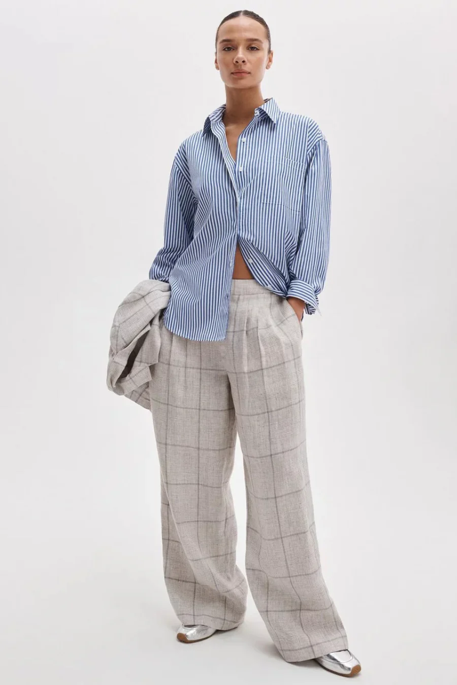 Connie Shirt Navy Stripe - Image 2