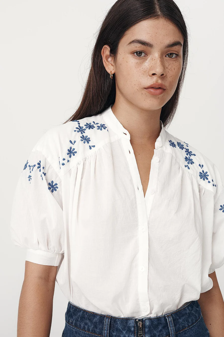 Cora Spring Blouse Cobalt Etoile - Image 3