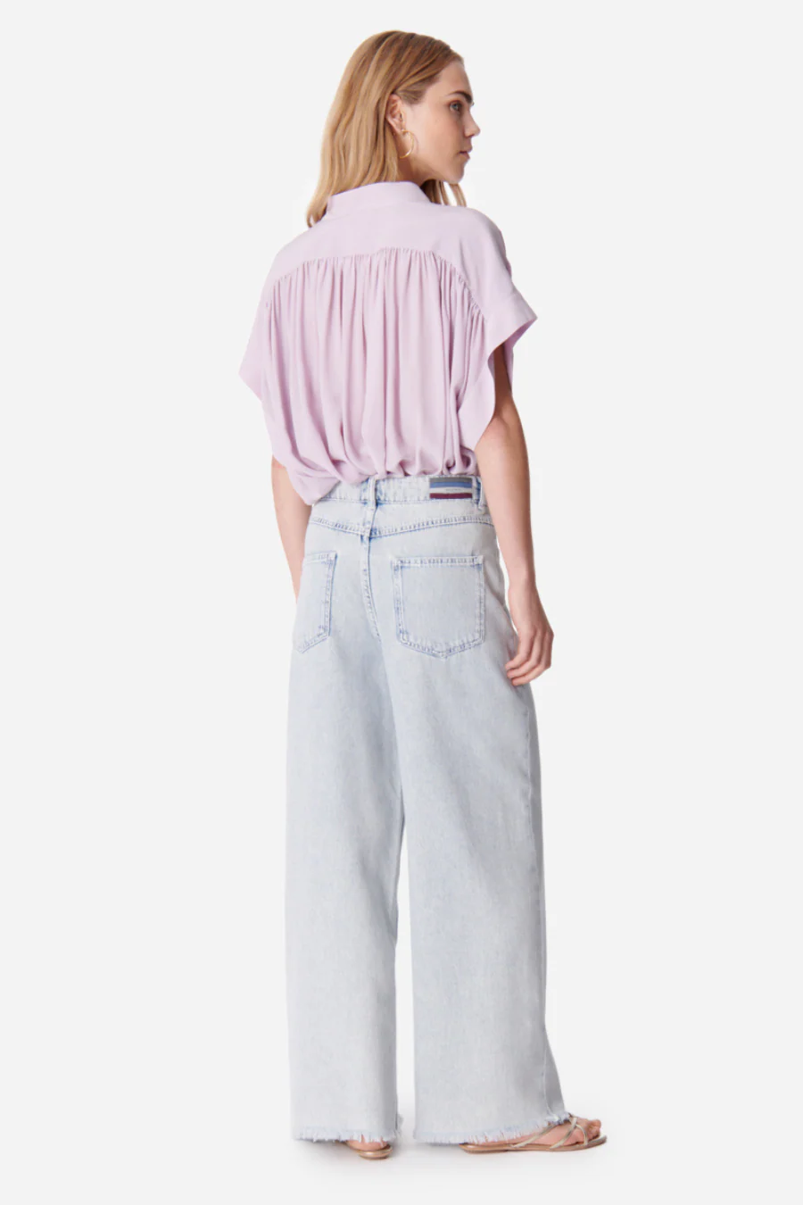Cory Silk Blouse Parme - Image 2