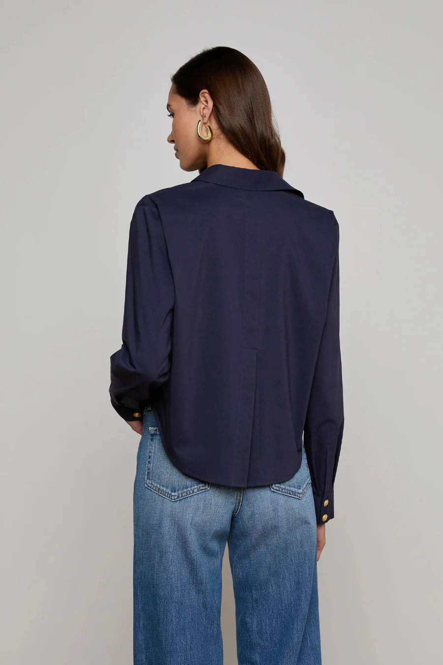 Cosette Button Down Shirt Midnight - Image 2