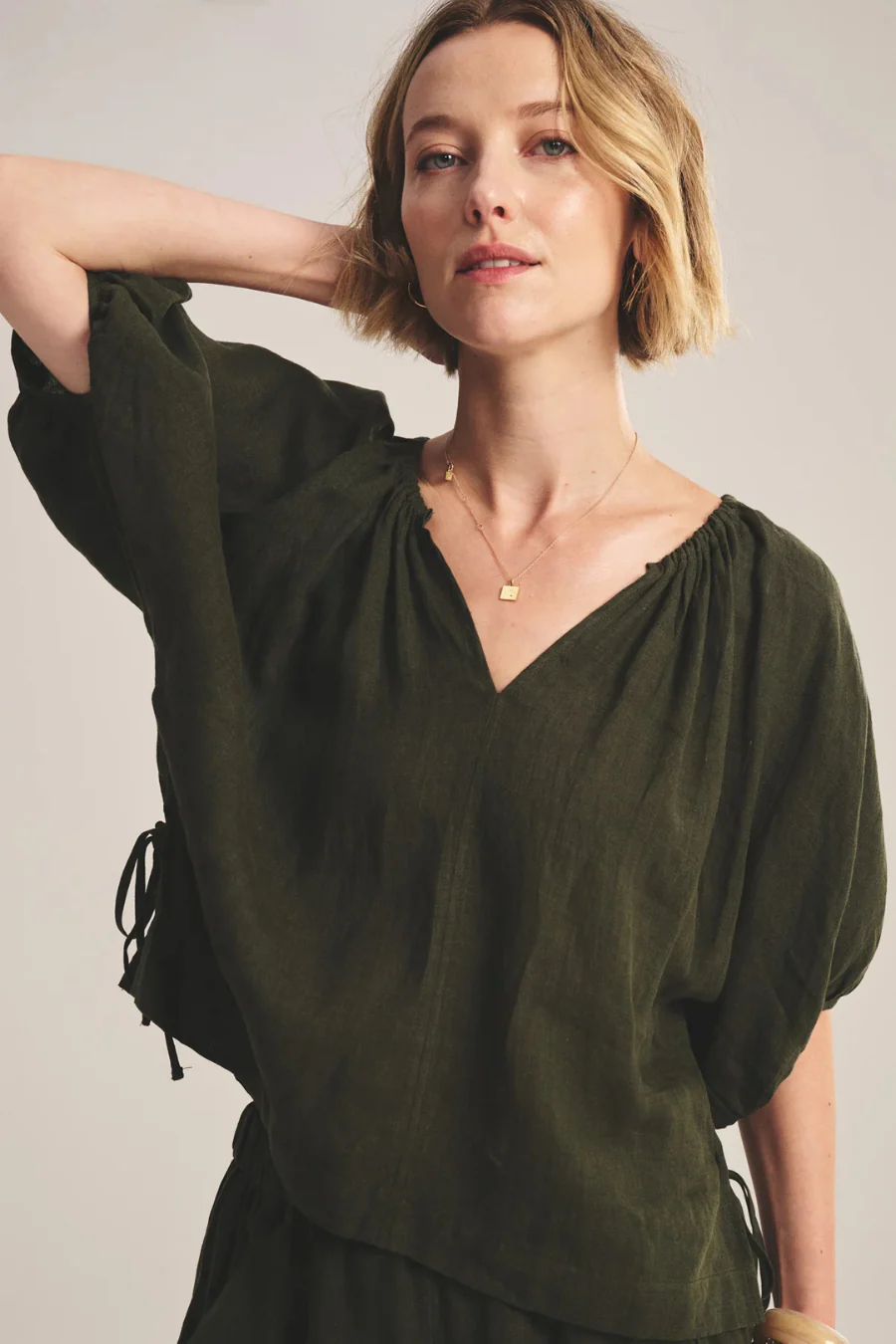 Cosette Linen Top Tootsie - Image 4