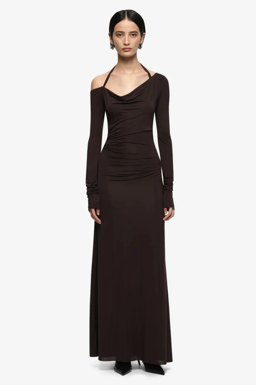Court Long Sleeve Maxi Dress