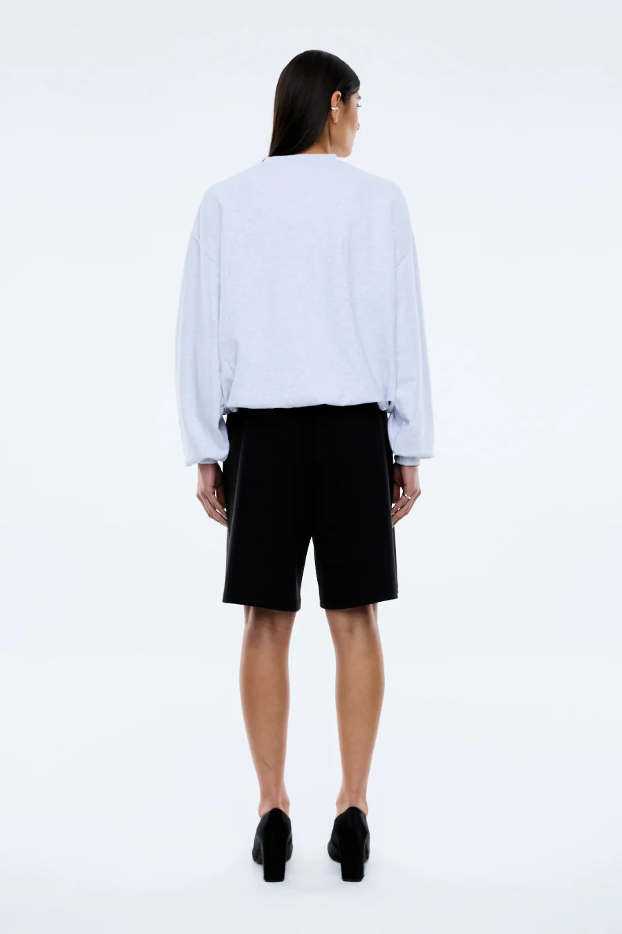 Crawling Leopard Sweater White Marle - Image 3