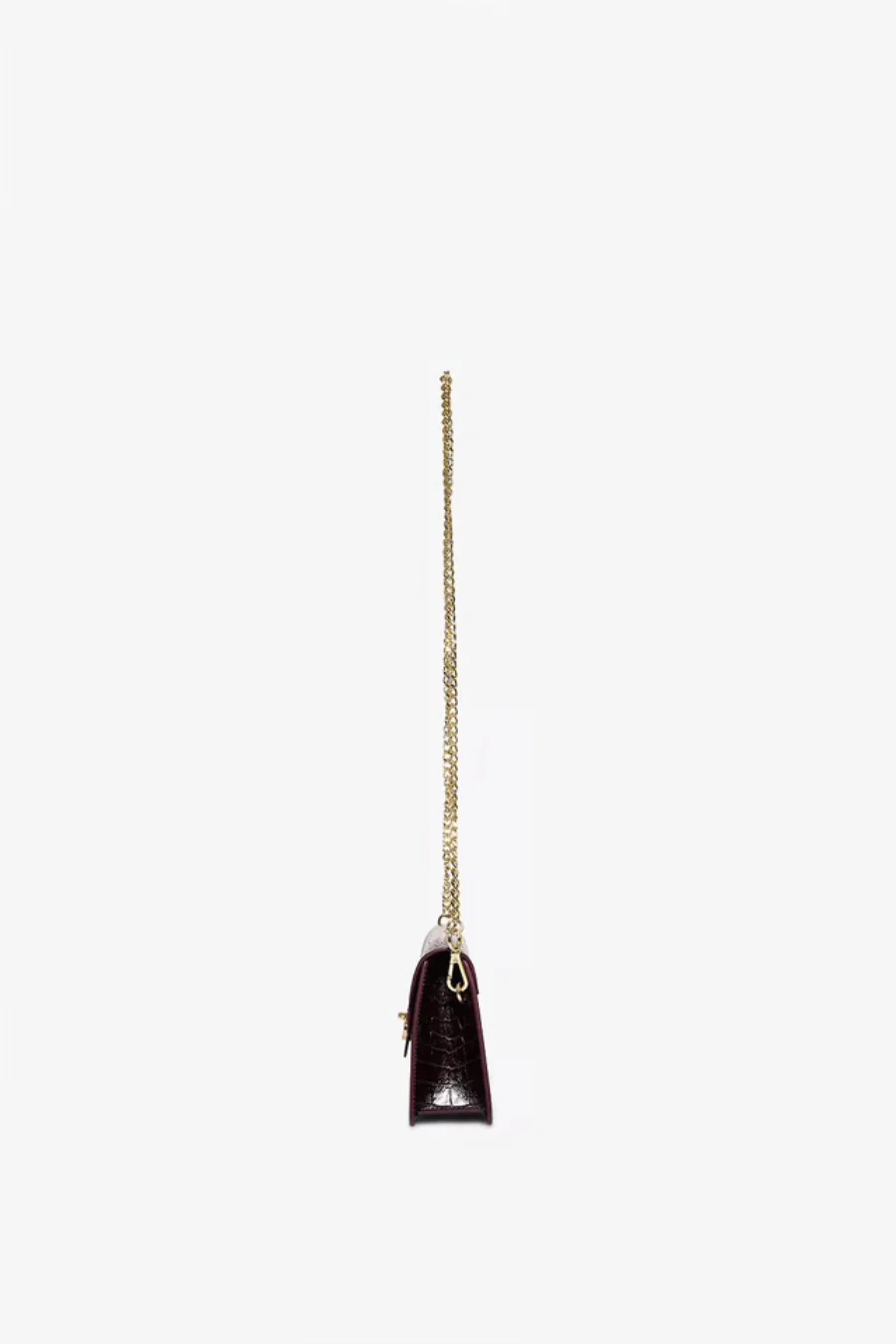 Croc Chain Bag Bordeaux - Image 4