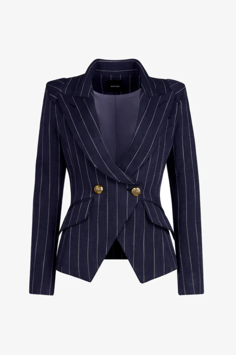 Crossover Blazer Navy Pinstripe - Image 3