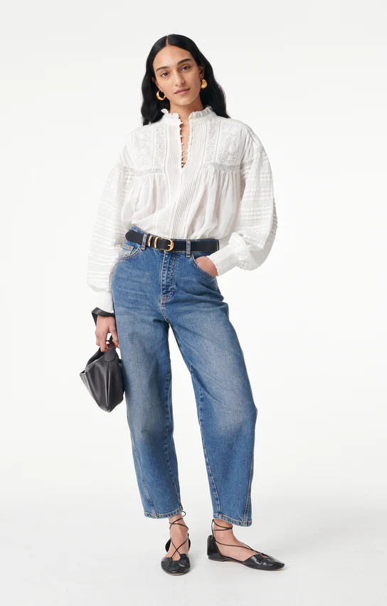 Dahlia Blouse Blanc