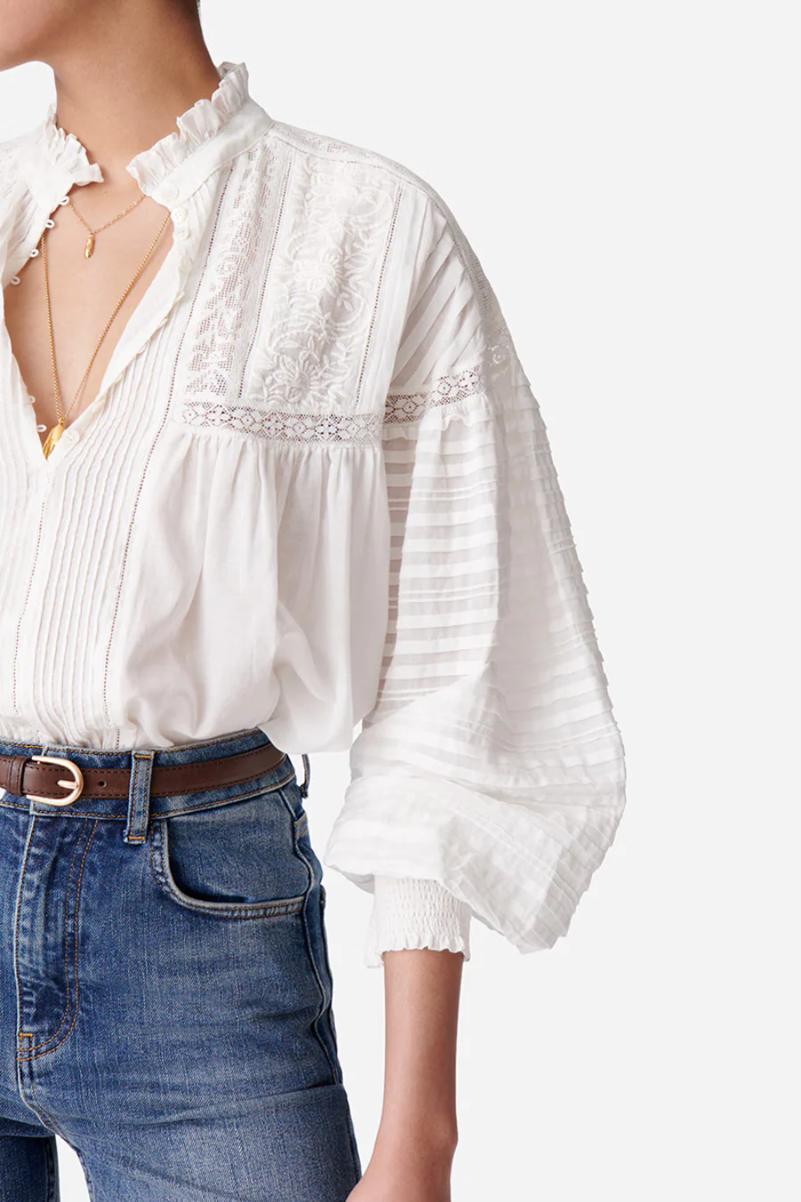 Dahlia Blouse Blanc - Image 7