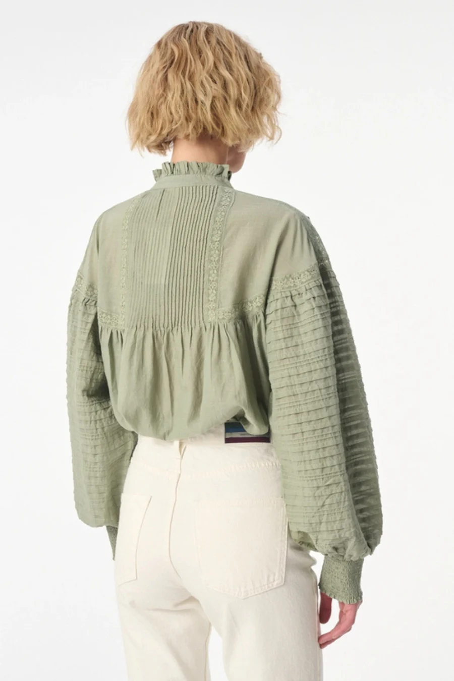 Dahlia Blouse Green - Image 2
