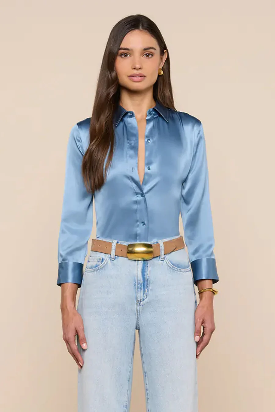 Dani Blouse Blue Mist