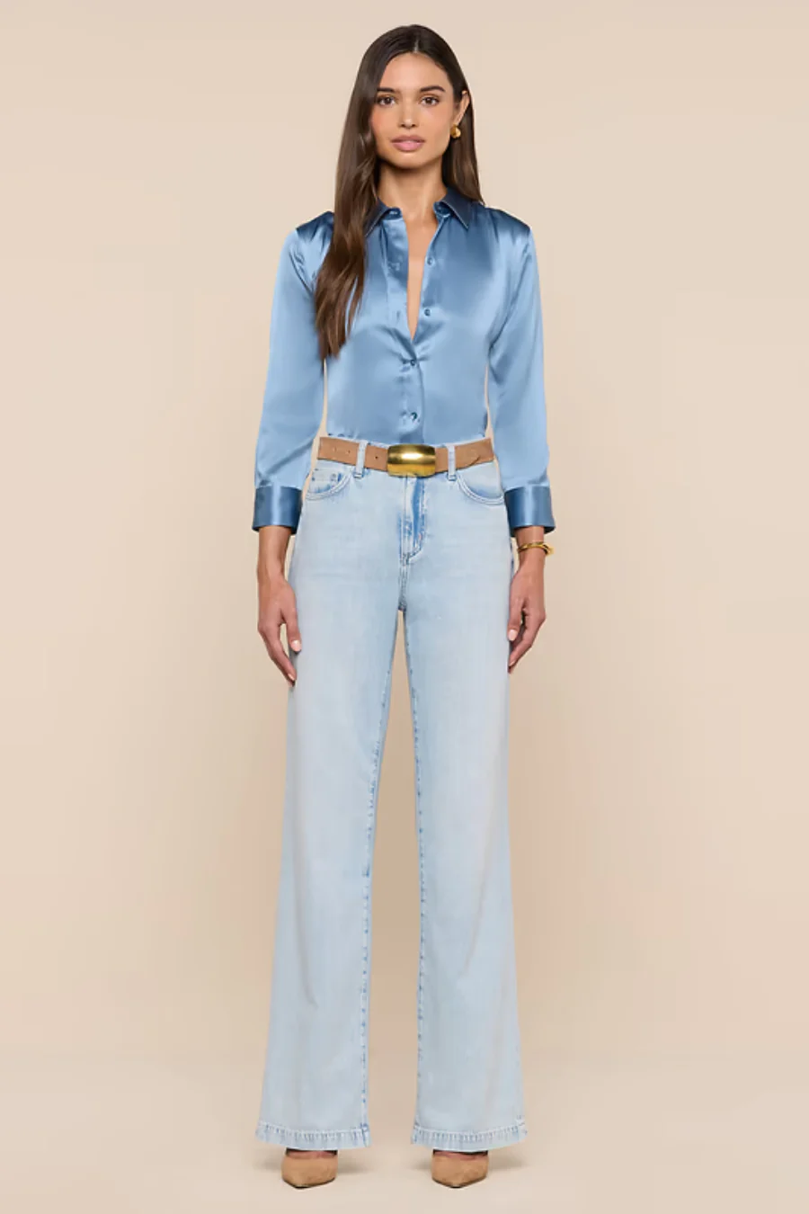 Dani Blouse Blue Mist - Image 2