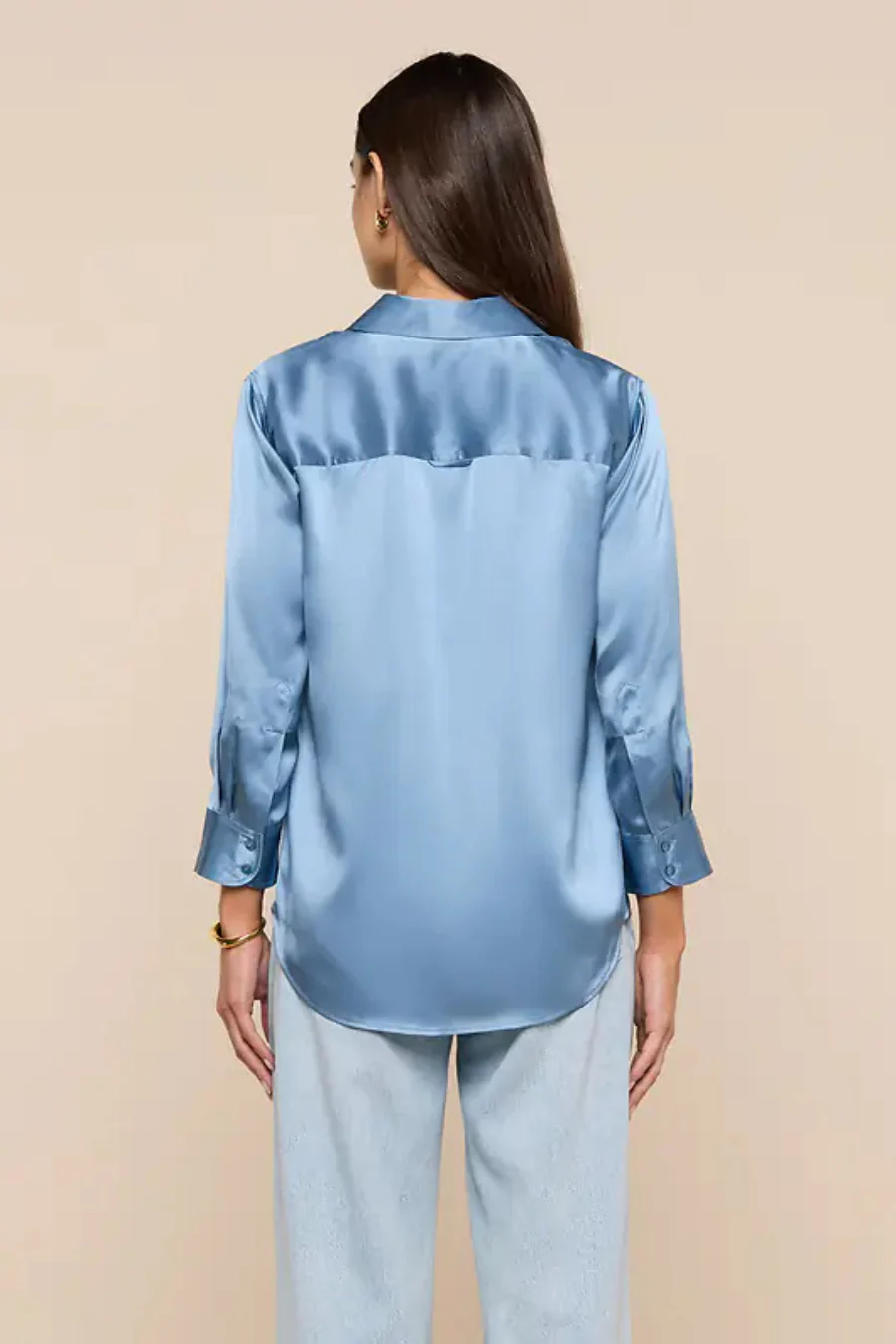 Dani Blouse Blue Mist - Image 3