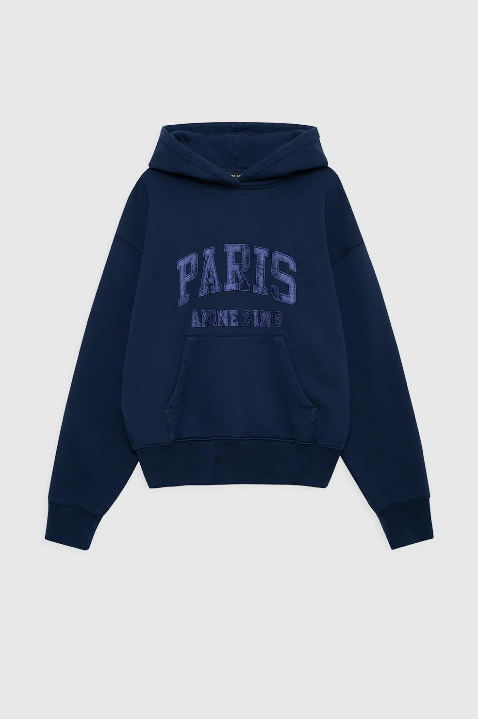 Debbie Shrunken Hoodie Paris Washed Navy - Image 3