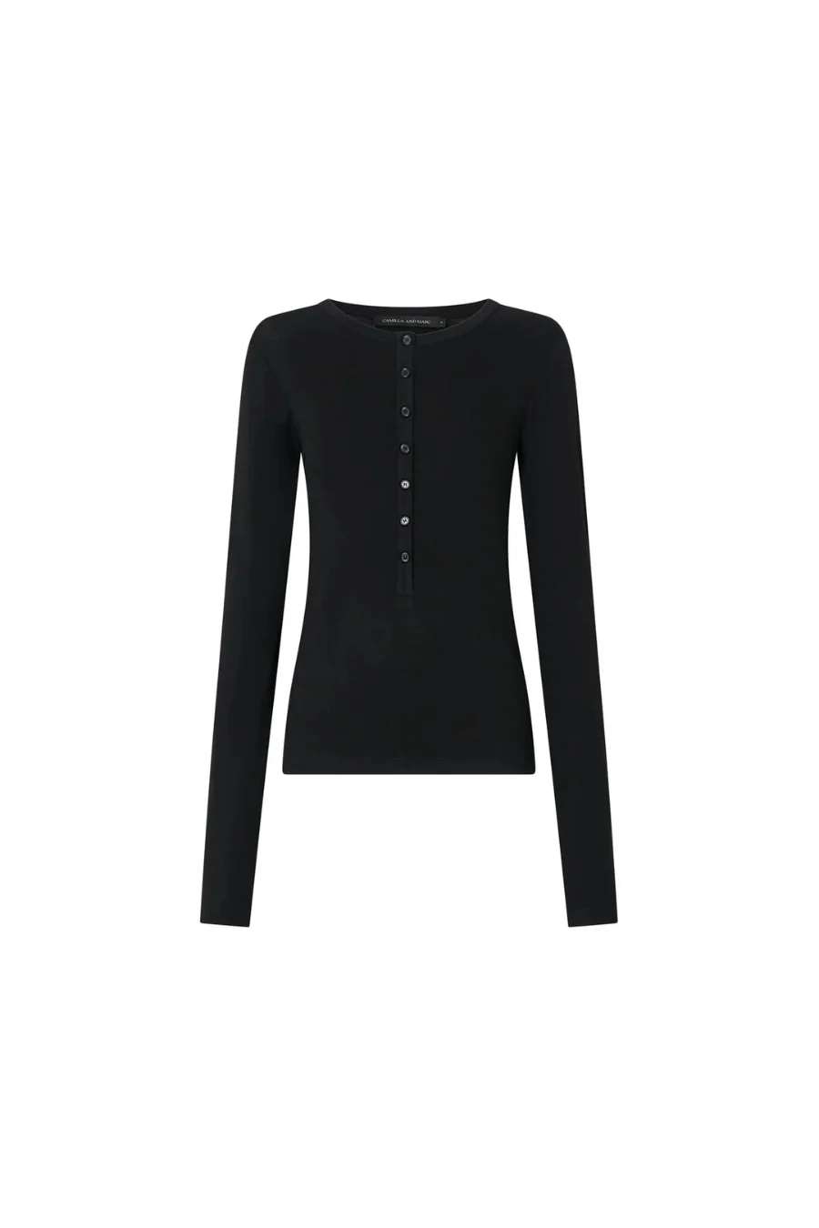 Delphin Button Down Top Black - Image 4