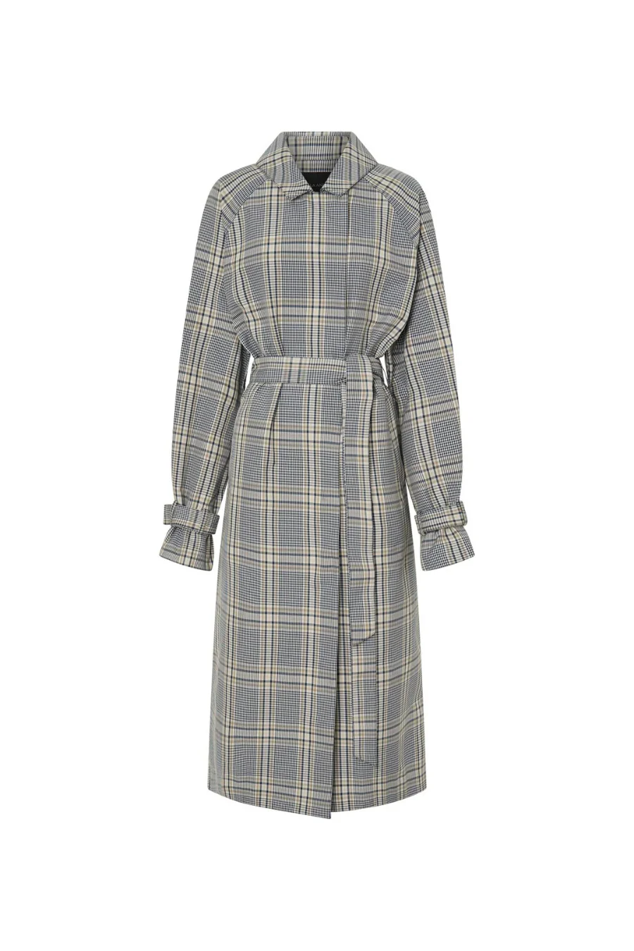 Delta Plaid Trench Khaki Plaid - Image 5