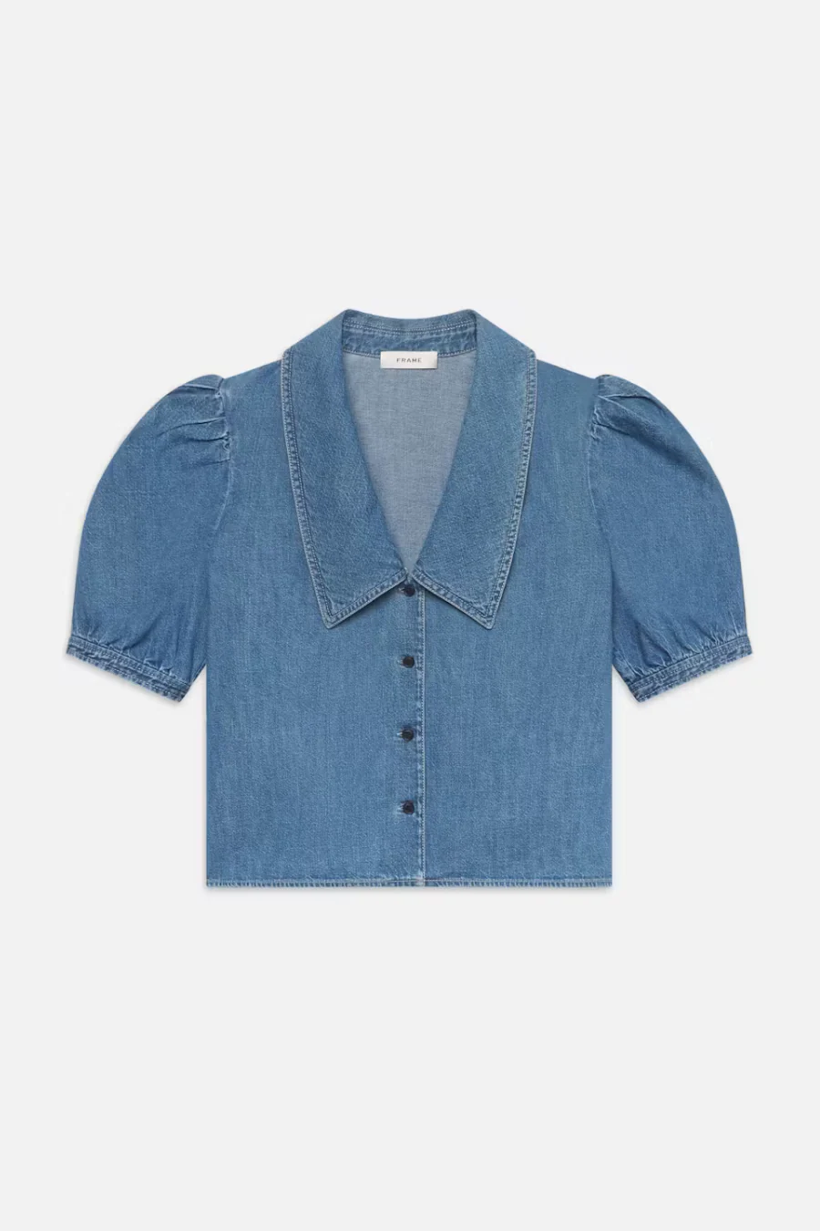 Denim Sailor Blouse - Image 2