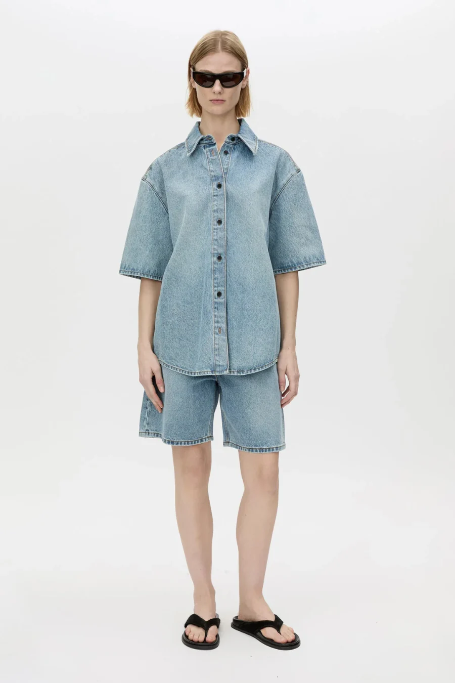 Diego Denim Shirt Light Vintage Blue