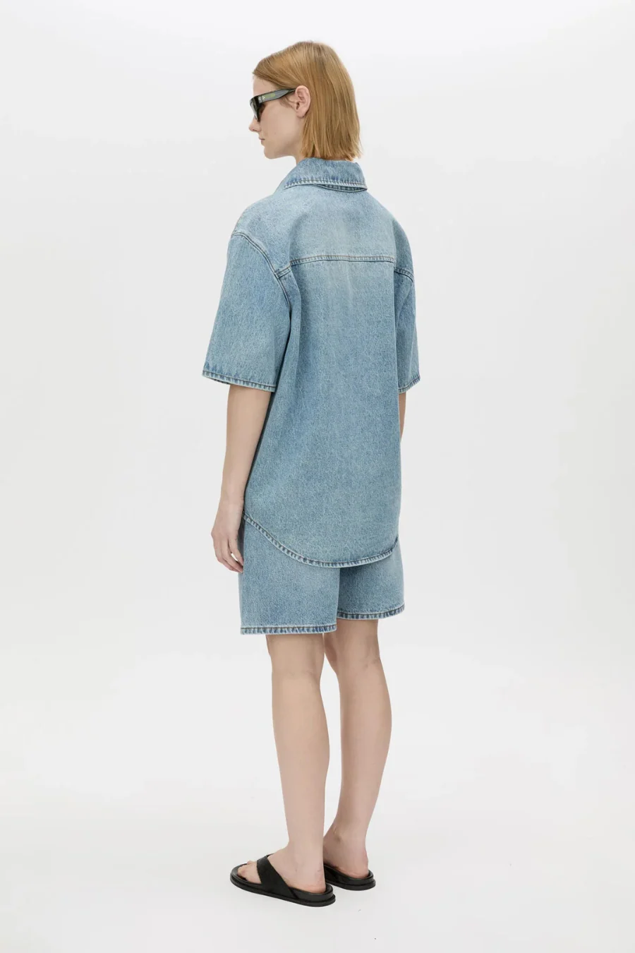 Diego Denim Shirt Light Vintage Blue - Image 2