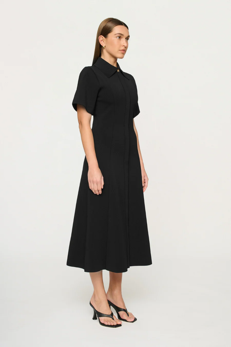 Dimitri Knit Dress Black - Image 3