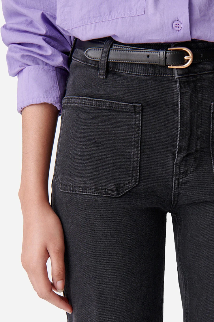 Dompay Flare Jeans Black - Image 3
