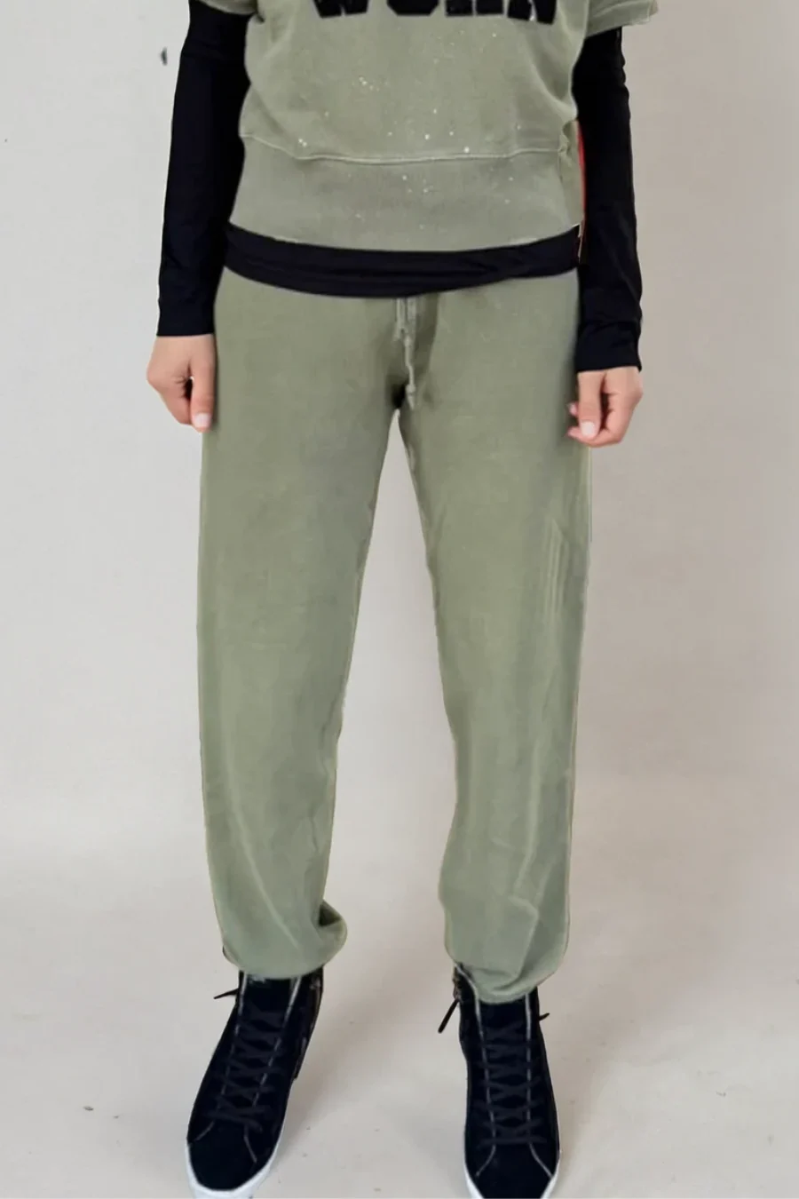 Drawstring Sweatpants Fatigue - Image 2