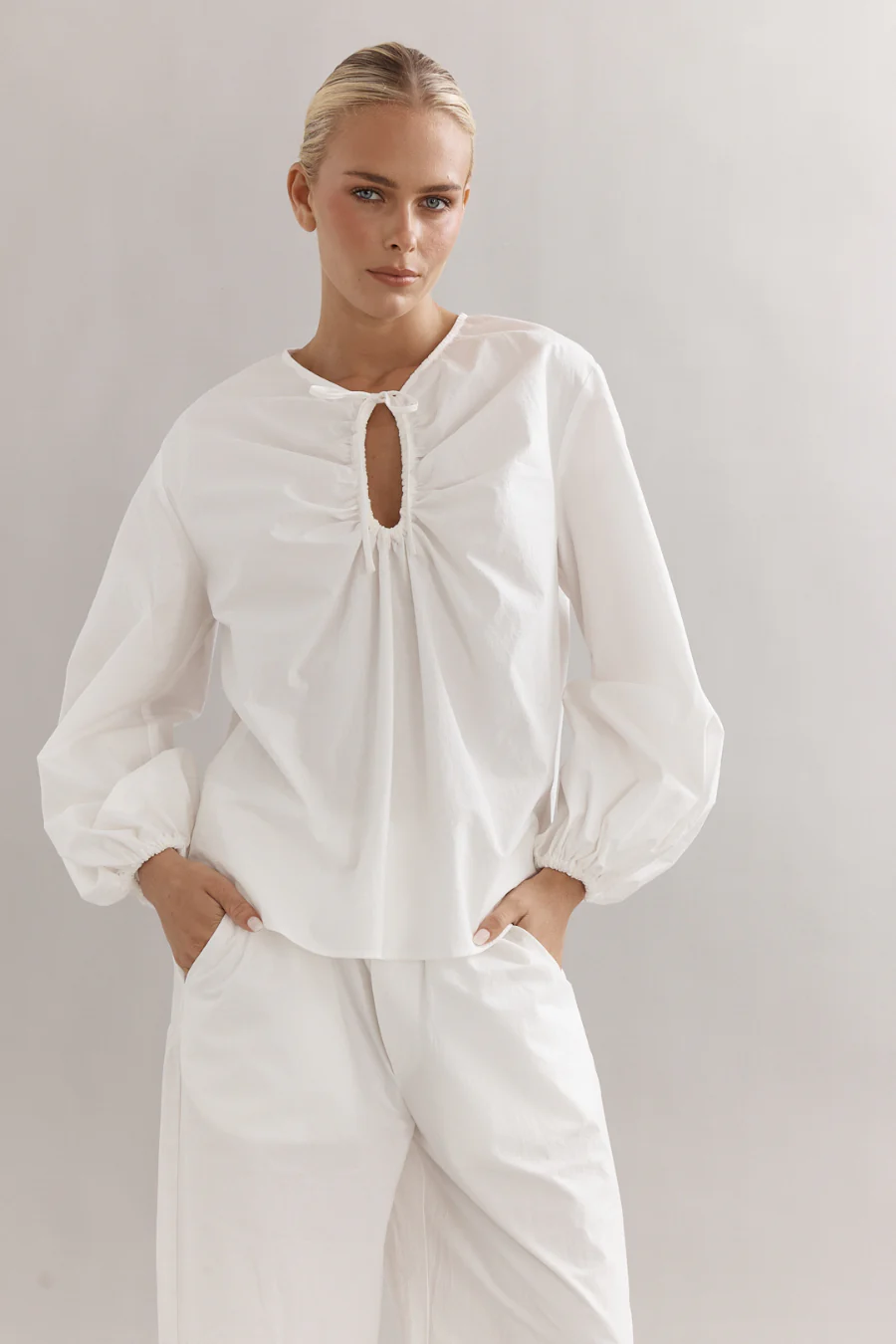 Drew Blouse White - Image 3