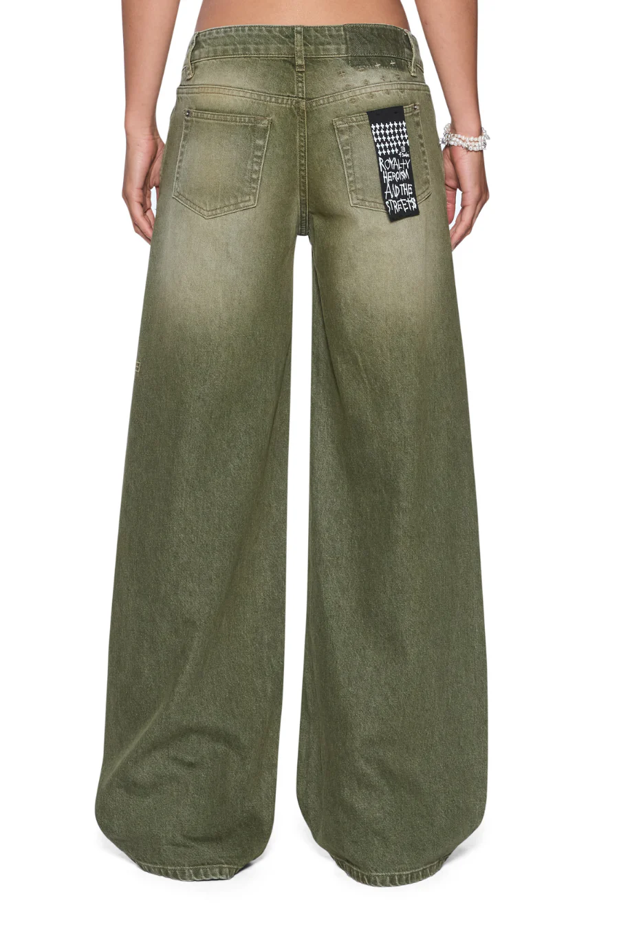 Dropout Low Rise Jean Militant Green - Image 3