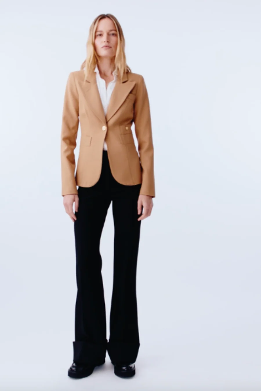 Classic Duchess Blazer Camel - Image 3